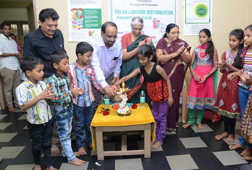Prajna, ChildFund India distribute solar lanterns to nearly 400 underprivileged children